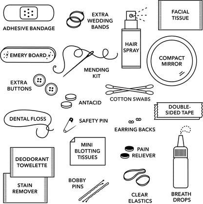 Minimergency Kit For Bridesmaids