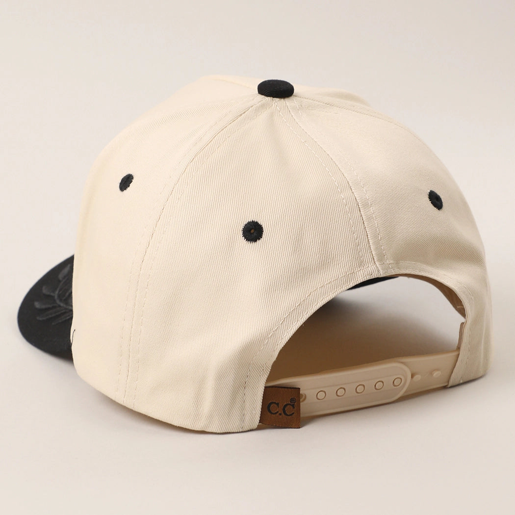 Hubby Two-Tone Canvas Trucker Hat